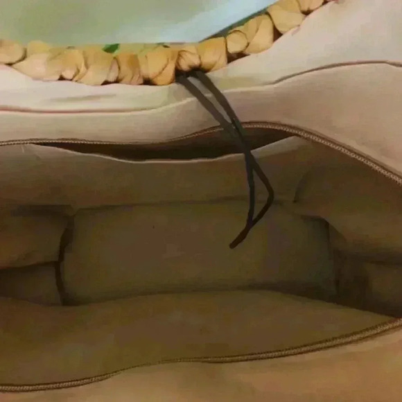 Vintage WOVEN Straw bag - Picture 5 of 6